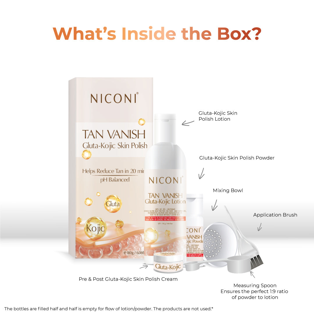 Niconi Tan Vanish Gluta-Kojic Skin Polish 180g