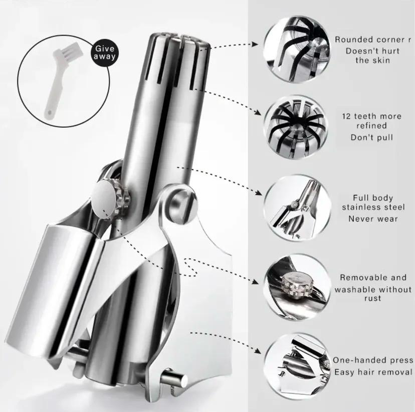 Manual Nose & Ear Hair Trimmer